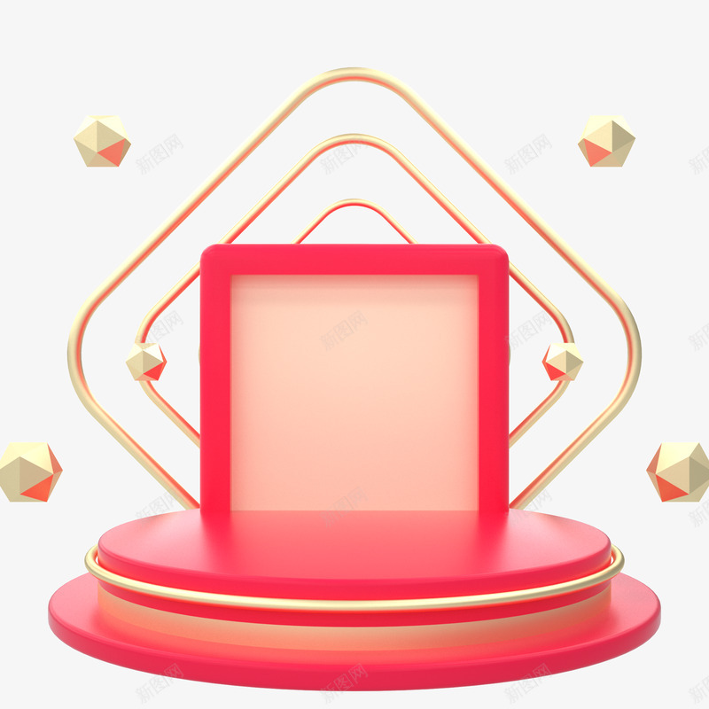 C4D舞台png免抠素材_88icon https://88icon.com 舞台