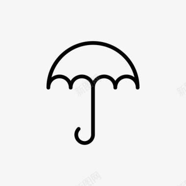 雨伞雨天空图标