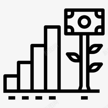 成长牛奶利润策略成长投资图标
