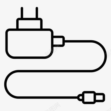 电子产品PNG充电器充电器电缆电线电缆图标