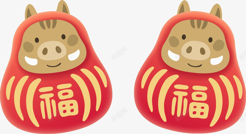 2019猪年新春节日png免抠素材_88icon https://88icon.com 猪年 新春 节日