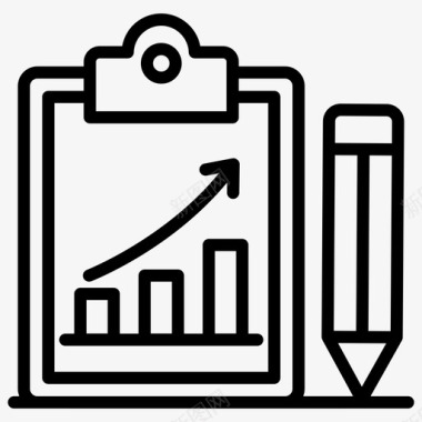 会计财务预算报告预算文件财务文件图标