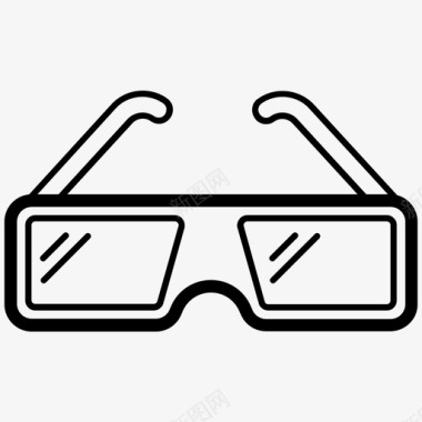 虚拟眼镜3d眼镜数码游戏图标