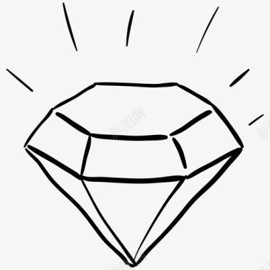 钻石水晶石宝石图标