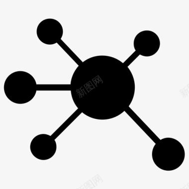 知识教育分子化学键化学成分图标