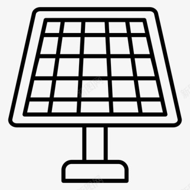 太阳能板太阳能板光伏电池太阳能电池图标
