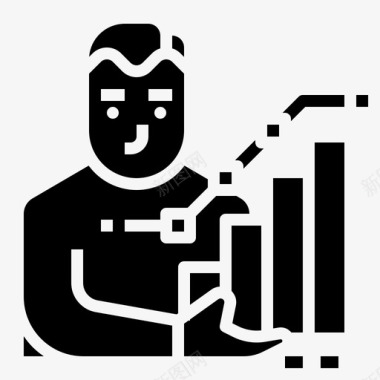 投资公司股东图表投资图标