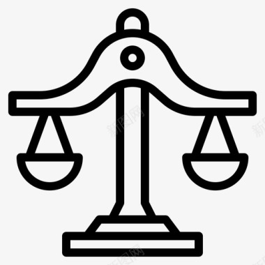 律师法律平衡司法图标