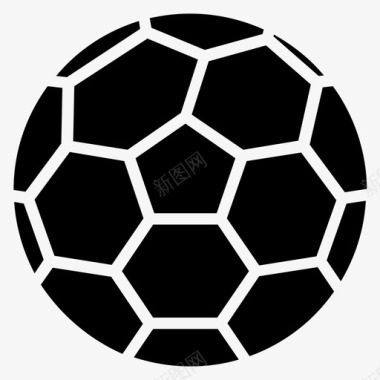 足球运动配件运动器材图标