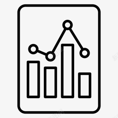 比例分析财务报告增长分析图标