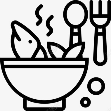 海鲜汤鱼食物图标