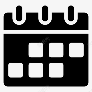 年表日历年表日期簿图标