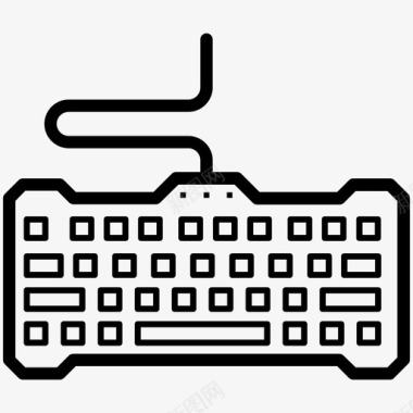 游戏键盘数字键盘机械键盘图标