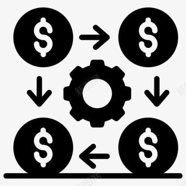 资金管理财务管理业务管理资金管理图标