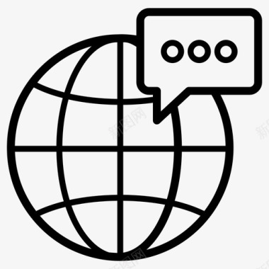 全球通信全球通信通信网络全球网络图标