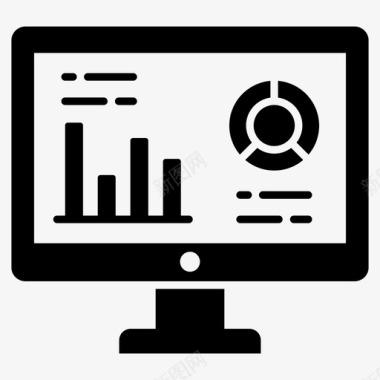 解数据分析网络分析数据分析增长分析图标