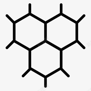 矢量零食有机标识有机化学化学现象化学过程图标