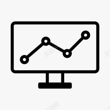 桌面图表利润计算机桌面图标