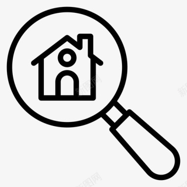 房子主页免抠png搜索主页房屋选择房地产搜索图标