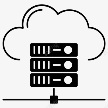 云存储云存储数据库托管图标