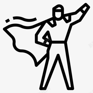 自信自信化身商业图标