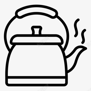 远足踏青采购产品茶壶茶壶咖啡机图标