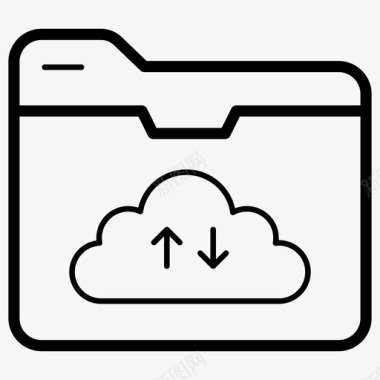 云存储云存储云文件夹云文件夹同步图标