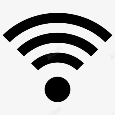 WiFi信号网络信号互联网连接wifi信号图标