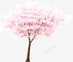 樱花树桃花树素材
