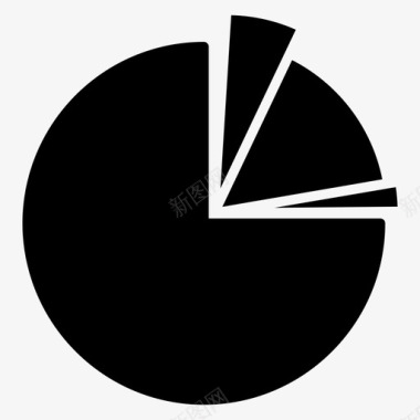 圆饼状图饼图商业信息图圆图图标