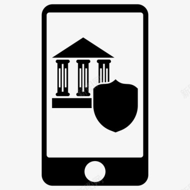电子银行电子银行黑客高级加密移动账户黑客图标
