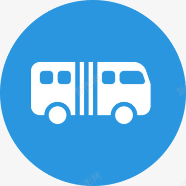 地铁和公交公交车图标
