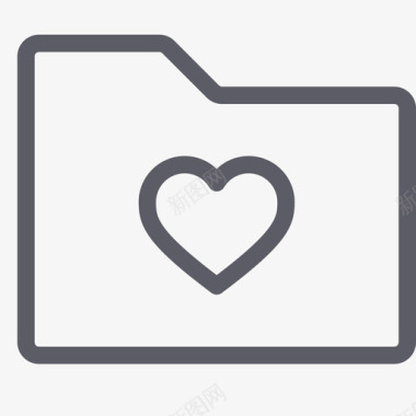 收藏店铺图标24glfolderHeart图标