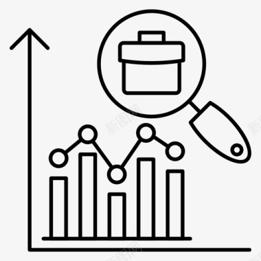 招聘图片分析图表招聘图标