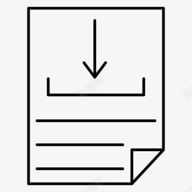 题页下载文件页图标