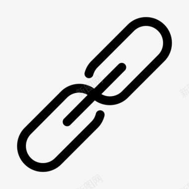 链条链环链条其他管线图标