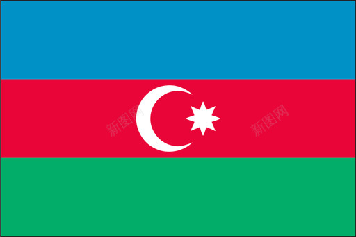 放射性标志azerbaijan阿塞拜疆图标