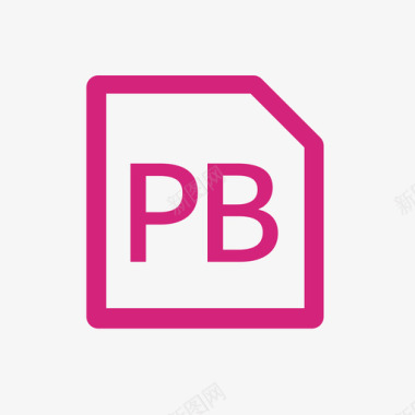 矢量文件PB文件图标