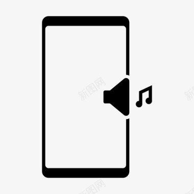 手机信息功能铃声手机音乐图标
