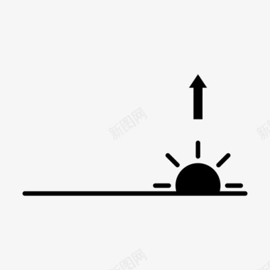 日出日出黎明早晨图标