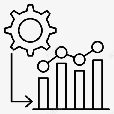 矢量分析图分析图表设置图标