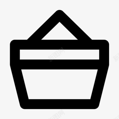 收藏店铺图标购物篮购物车市场图标