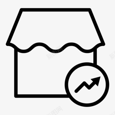 收藏店铺图标商店电子商务市场图标