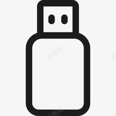 黑色U盘U盘图标
