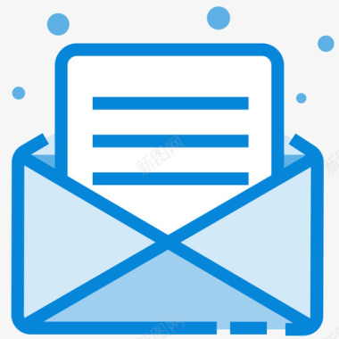 多色混合图标Email邮箱收件图标