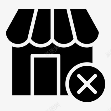 收藏店铺图标商店电子商务市场图标