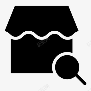 收藏店铺图标商店电子商务市场图标