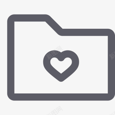 收藏店铺图标16glfolderHeart图标