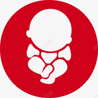 婴儿红婴儿图标