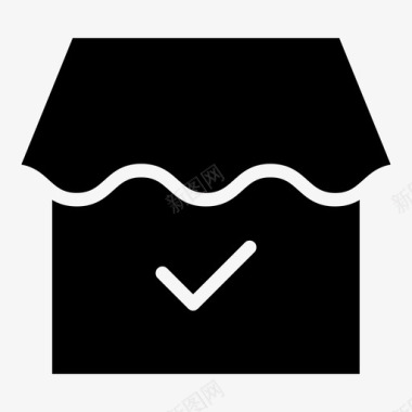 收藏店铺图标商店电子商务市场图标